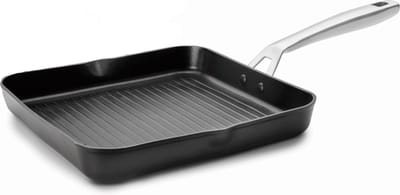 Grill carré - IBILI - Titan - 28 cm - Fonte d'aluminium - Antiadhésif - Compatible induction