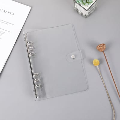 1 STuks Reis Kasboek Stempel Kaart Stempel Kaart Notitieboek Transparante Losbladig PVC Hoes Kasboek A5