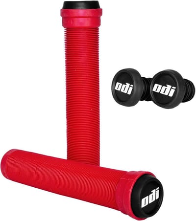 Fiets handgrepen - Stuur grips - Fietsen en stunts - Zonder flens ontwerp - 160 mm - Rood