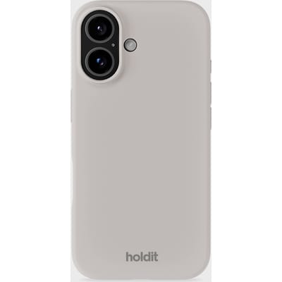 Phone Case Silicone Wool Gray iPhone 16