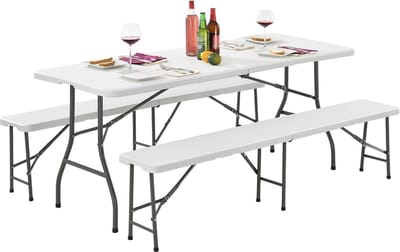 Biertafel / bierbank - 3-delig - inklapbaar