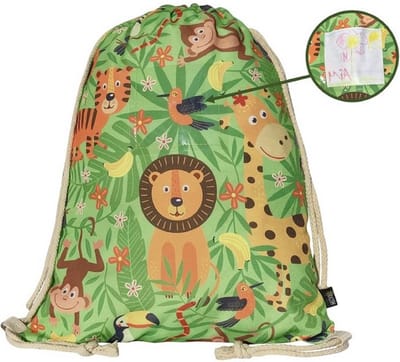 HECKBO Gymtas voor kinderen – Jungle Dieren (32×40 cm)