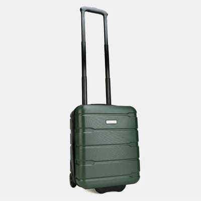 Trolley 14'' Groen - Handbagage Koffer - Underseater Reiskoffer - Handbagage voor Alle Maatschappijen