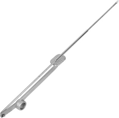 Vuilnisbak Pedaal - Voetpedaal Afvalbak - Hygiënisch Afval - Handsfree Deksel - 77cm Hefstang - Zilver