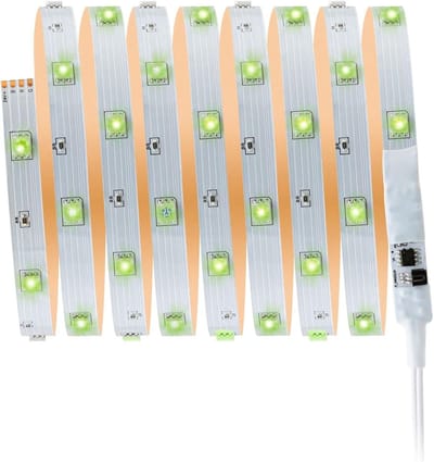Paulmann 3987 LED-strip TIP complete set 3m RGB IP20 230/24V incl. 8,0 Watt dimbare lichtstrip wit plastic