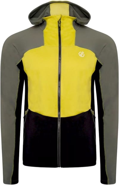 Dare2B Heren Revive II Core Stretch Hoodie AntiMoss/Blk Maat M