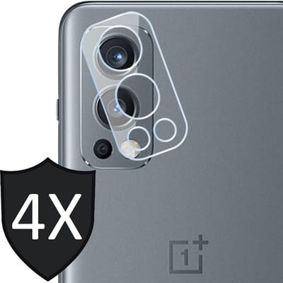 Camera Screenprotector geschikt voor OnePlus Nord 2 - 4x Glas Screen Protector