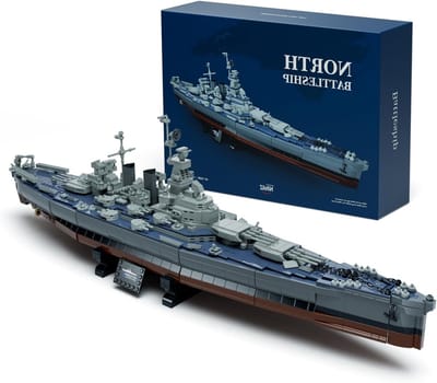 Bouwset van een Militair Slagschip voor Volwassenen, Gedetailleerd Model voor Verzamelaars, Perfect Cadeau voor Verjaardag en Kerst (1911PCS)