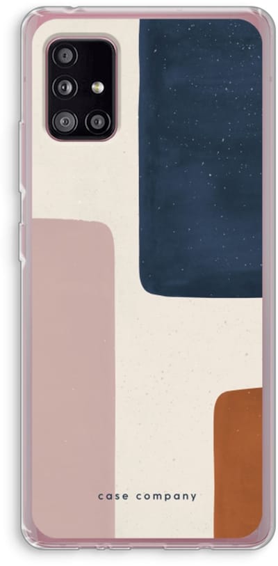 Case Company® - Hoesje geschikt voor Samsung Galaxy A51 5G hoesje - Geo #5 - Soft Cover Telefoonhoesje - Bescherming aan alle Kanten en Schermrand
