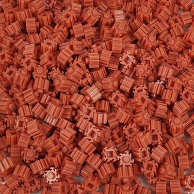 100G ( ongeveer 300 stuks ) 10mm Pixel Art Puzzel Micro Diamant Bouwstenen DOE-HET-ZELF 3D Compacte Blokjes Ideaal Voor Kinderspeelgoed Leren Kinderen 10MM