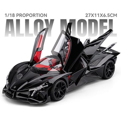 1:18 Schaal Apollo Evo Lambor Lp770 Legering Sportwagen Diecast Speelgoed Model Ornament Muziek Licht Pull Back Voertuig Kind Verjaardagscadeau