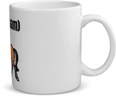 Akyol - rennend paard met eigen naam koffiemok - theemok - Paarden - paarden liefhebbers - iemand die houdt van paarden - verjaardag - cadeau - kado - 350 ML inhoud