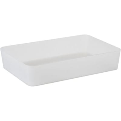 Multifunctionele Opbergdoos Organizer Lichtgewicht Opbergmand voor Thuis Slaapzaal (Vierkant) white