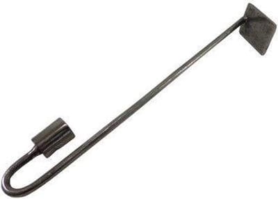 Deco4yourhome - Glashaak - Luikhaak - Maat L - Old Metal - Jasmijn