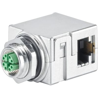 Siemens 6GK19010DM402AA5 Sensor/actuator connector M12 Schakelkastdoorvoer 1 stuk(s) Package