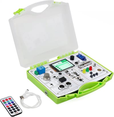All-in-One Kit voor Pico 2 RP2350 met 17 sensoren, 21 lessen en online tutorials op één printplaat