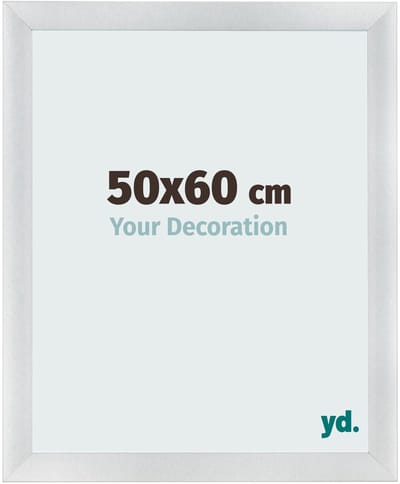 Your Decoration - Fotolijst 50x60 cm - MDF - Zilver Mat - Pisa