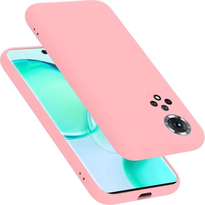 Cadorabo Hoesje geschikt voor Honor 50 / Huawei NOVA 9 in LIQUID ROZE - Beschermhoes gemaakt van flexibel TPU silicone Case Cover
