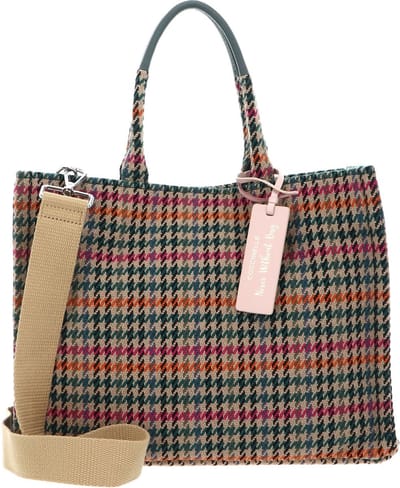 COCCINELLE Shopper Schoudertas Never Without Bag Pi.D.P Handbag Mul. Kale G / Kale Veelkleurig