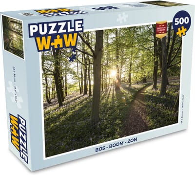 Puzzel Bos - Boom - Zon - Legpuzzel - Puzzel 500 stukjes
