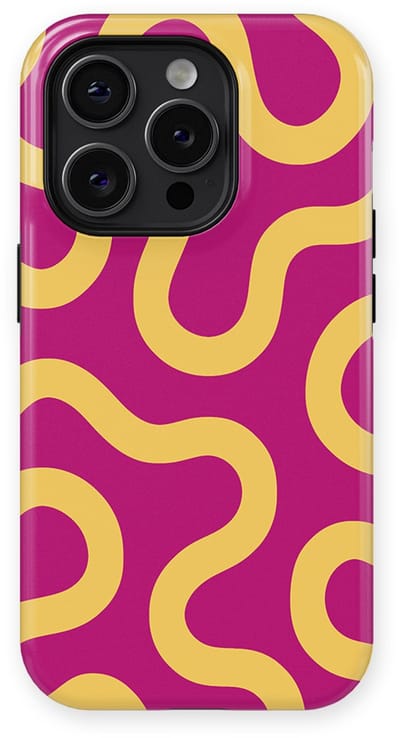 DripCase Motion Flow Tough Hoesje geschikt voor iPhone 14 Pro | Backcover met Mag | Trendy Design | Valbescherming | Candy Current