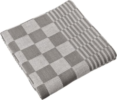Tiseco Home Studio - Keukenhanddoek MINEUR - SET/12 - 100% katoen - ultra-absorberend - sneldrogend- duurzaam materiaal - 65x65 cm - Grijs