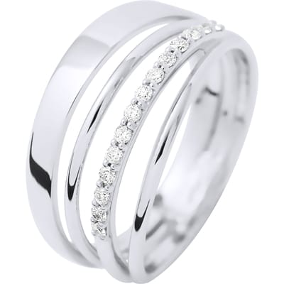 Diamond Ring 0.140 Cts luxe sieraden White Gold
