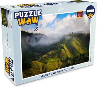 Puzzel Mistige vallei in Colombia - Legpuzzel - Puzzel 1000 stukjes volwassenen