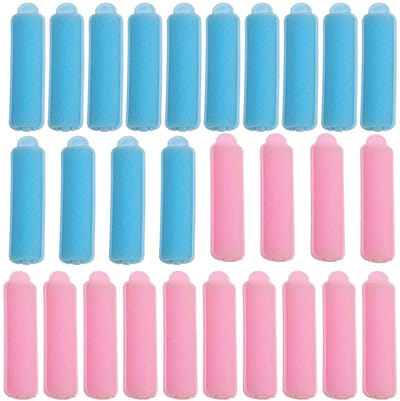 Dailygoods- Haarkruller zonder hitte - 28 stuks spons haarrollers - Flexibele krulspelden - Zachte schuimrollers - Voor vrouwen - Ideaal voor slapen