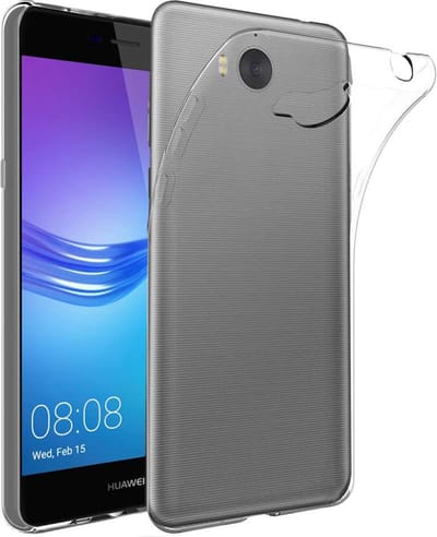 ebestStar - Hoes geschikt voor Huawei Y6 2017, Back Cover, Beschermhoes anti-luchtbellen hoesje, Transparant