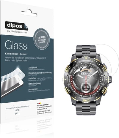 dipos – 2x Matte Pantserfolie geschikt voor LIGE EF21 | 9H Screenprotector