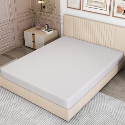 MODENUIT Matras 140x200 cm – Schuimkern met H3 hardheid – Afneembare polyester hoes – Antislip onderzijde – Wit