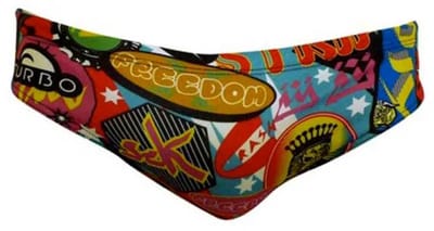Turbo Stickers Colors Zwemslip Veelkleurig XL Man