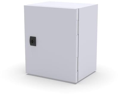 Verdelerkast opbouw - Zekeringkast metaal - Elektriciteit beschermen - IP65 waterdicht - 250 x 300 x 200 mm - Wit