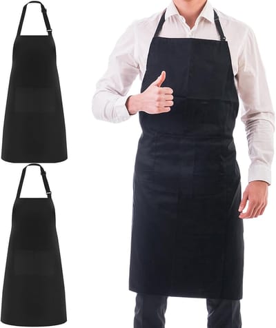 Chef Schort, Waterdicht - Verstelbaar met 2 Zakken - Geschikt voor BBQ en Keuken - SnelShoppen
