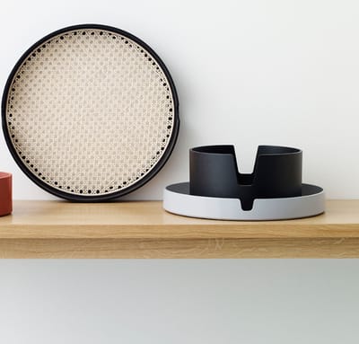 Normann Copenhagen - Salon Dienblad - zwart - Ø40 cm
