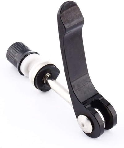 Fietszadel Snelspanner - Quick Release - Aluminiumlegering - BMX - Road - Mountainbike - Geschikt voor fietsen - Zwart - Verbeterde zadelbevestiging met snelspanner, eenvoudig te monteren op diverse fietsen.