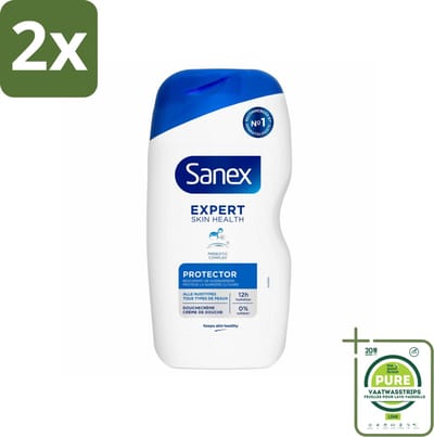 Sanex Douchecrème Expert Skin Health Protector 400 ml - Voordeelverpakking - 2 stuks - Sanex - Douchecrème