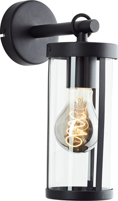 Brilliant Sidney - Buiten wandlamp - E27 1 x 20W - IP44 - Zwart