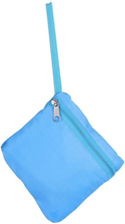 Cocoplus -Mesh Strandrugzak Trekkoord Opvouwbare Waterspeelgoed Rugzak Tas Zomer Outdoor Strand Shell Speelgoed Opbergtas voor Peuter Kinderen Jongens Meisjes - Strandrugzak - Waterspeelgoed - Opvouwbaar - Blauw.