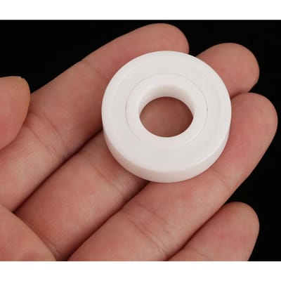 2pcs 6001 2RS 12x28x8mm Roulement à billes en céramique complète ZrO2 étanche de haute précision
