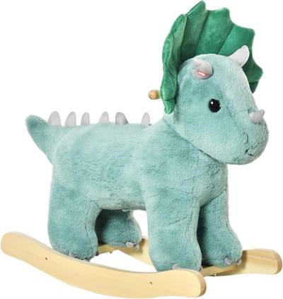 TIM® Hobbeldier - Schommeldier - Voor Jongens en Meisjes - Donkergroen - 64cm x 30cm x 54cm