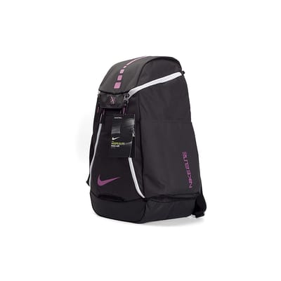 Nike Hoops Elite Rugzak met Grote Capaciteit en Luchtkussen Unisex Rugzak Zwart Roze BA5259-061 Black Pink black