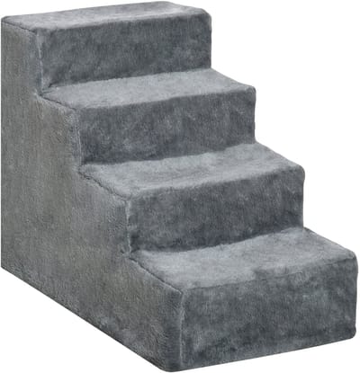 4goodz Huisdiertrede 4-traps Hondentrap - Afneembare Bekleding