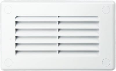 Ventilatierooster Plat Kanaal Hoekig 55 x 110 mm voor Ventilatie