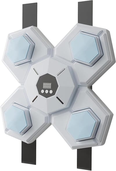 Boksmuziekmachine - Muziek trainer - Thuis sporten - Interactieve lichten - 33x33x5 cm - Uniek