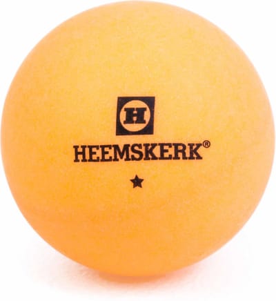 Heemskerk Bronze Tafeltennisballen - Oranje - Per 12 Stuks - Plastic