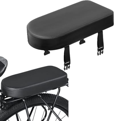 Fietsstoeltje Achterzitje - Achterzitje Fiets – Achterzadel – Verdikt - Elektrische Fiets – Fietsen - Universeel – Zwart - LOUZIR
