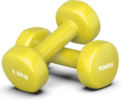 Vinyl Dumbbells Set voor Fitness en Gymnastiek - Perfect voor Thuis Gym en Sportstudio