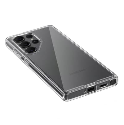 Rhinoshield, Hoesje Geschikt voor Samsung Galaxy S25 Ultra Schokbestendig Compatibel met Draadloos Opladen, Transparant